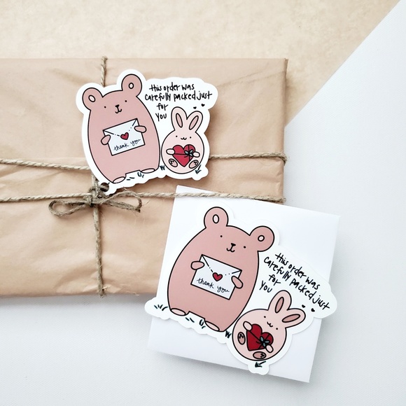 LB077 STICKERS Custom Poshmark Stickers Personalizable Shipping Supplies - Picture 6 of 11